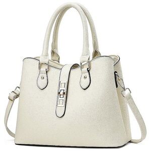 LEATHER Purses and Handbag  for Women White NEW